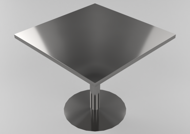 3D Tischchen - Quadratischer Tisch - Bla Station – Bit L7 -...
