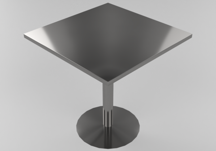 3D Coffe Tables - Square Table - Bla Station – Bit L7 -...