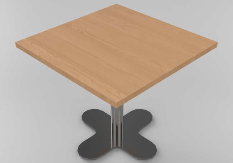 3D Tischchen - Quadratischer Tisch - Bla Station – Bit L7A...