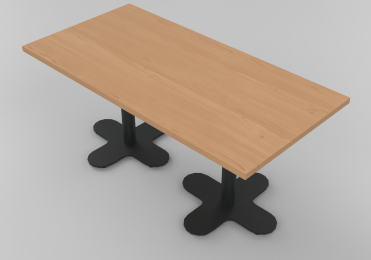 3D Tischchen - Rechteckiger Tisch - Bla Station – Bit L7A -...
