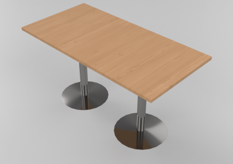 3D Tischchen - Rechteckiger Tisch - Bla Station – Bit L7 -...