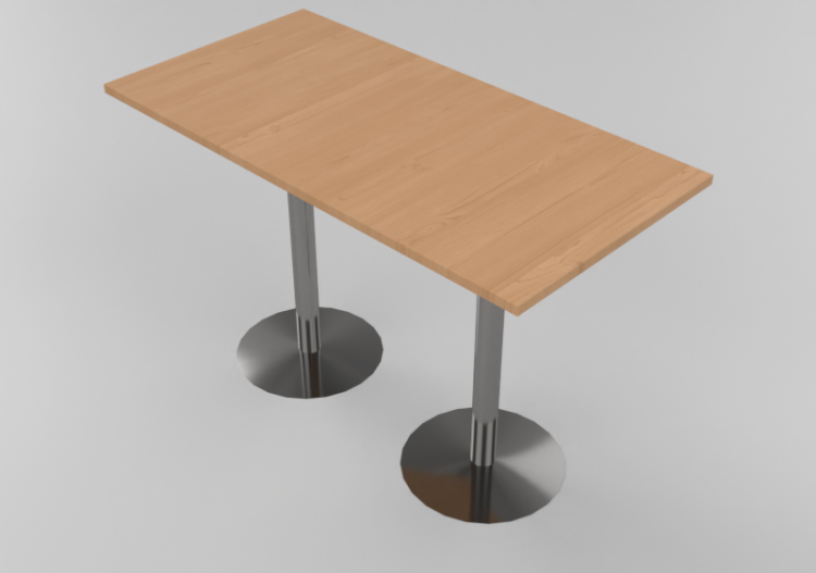 3D Tischchen - Rechteckiger Tisch - Bla Station – Bit L7 -...