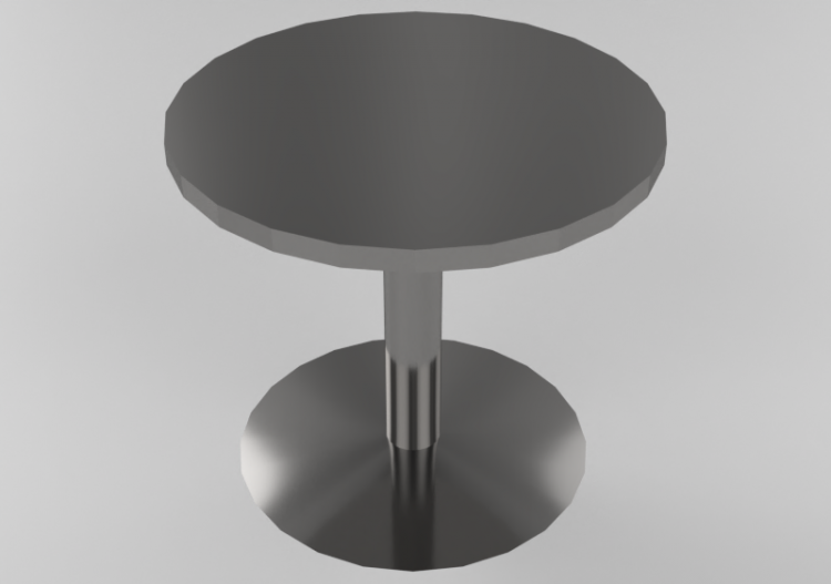 Mesitas 3D - Mesa circular - Bla Station – Bit L7 D550 -...