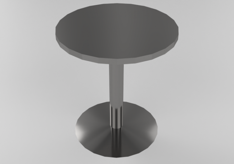 Mesitas 3D - Mesa circular - Bla Station – Bit L7 D550 -...