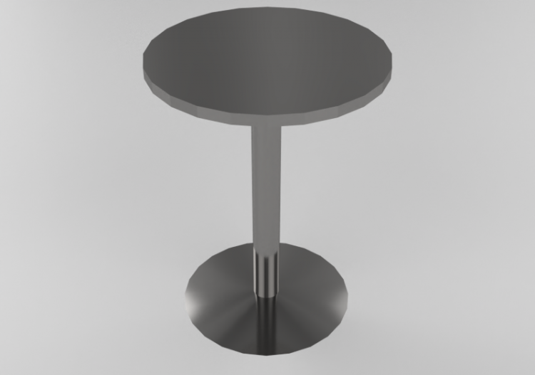 Mesitas 3D - Mesa circular - Bla Station – Bit L7 D550 -...