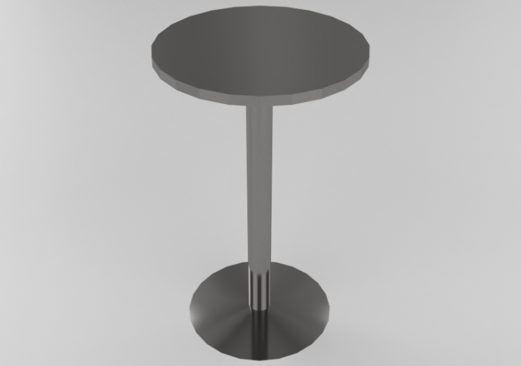 Mesitas 3D - Mesa circular - Bla Station – Bit L7 D550 -...