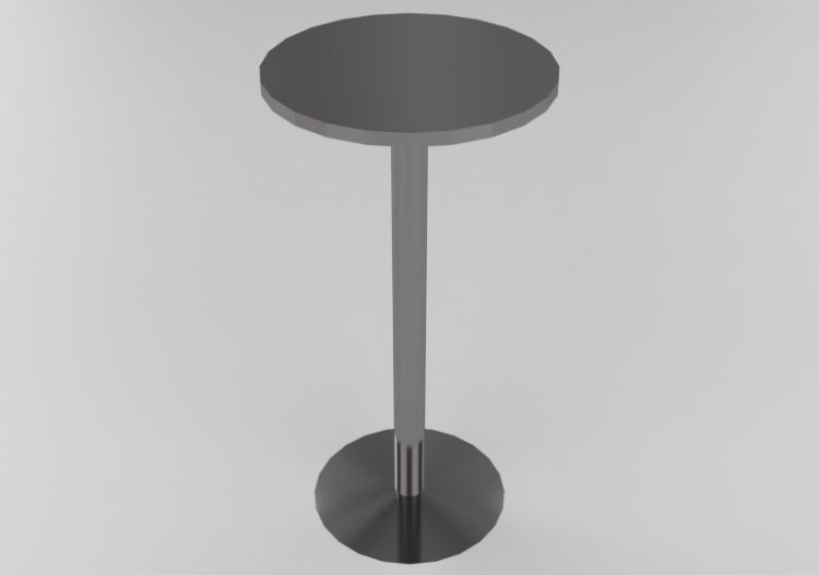 Mesitas 3D - Mesa circular - Bla Station – Bit L7 D550 -...