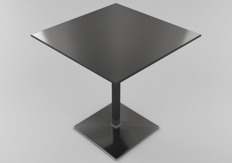 3D Tischchen - Tisch quadratisch - Bla Station – Level L32...