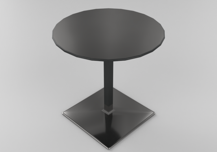 3D Coffe Tables - Circular table - Bla Station – Level L32...