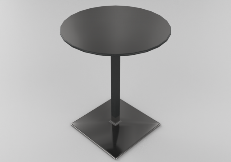 3D Coffe Tables - Circular table - Bla Station – Level L32...