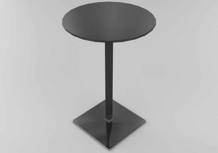 3D Coffe Tables - Circular table - Bla Station – Level L32...