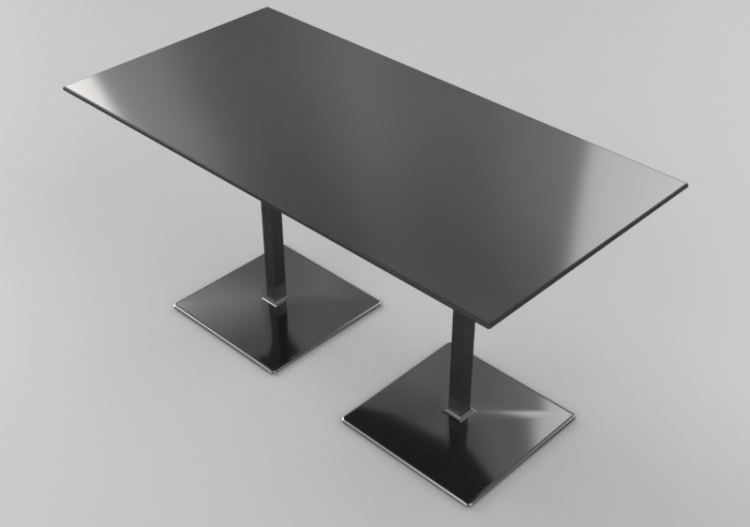 Tavolini 3D - Tavolo rettangolare - Bla Station – Level L32...