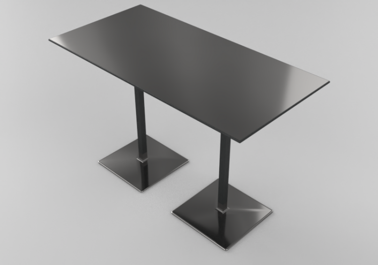 Mesitas 3D - Mesa rectangular - Bla Station – Level L32 -...