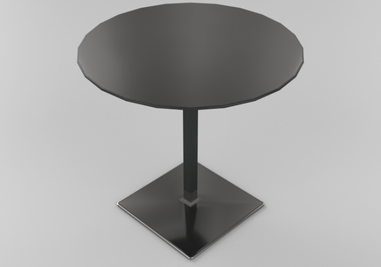 3D Coffe Tables - Circular table - Bla Station – Level D75...