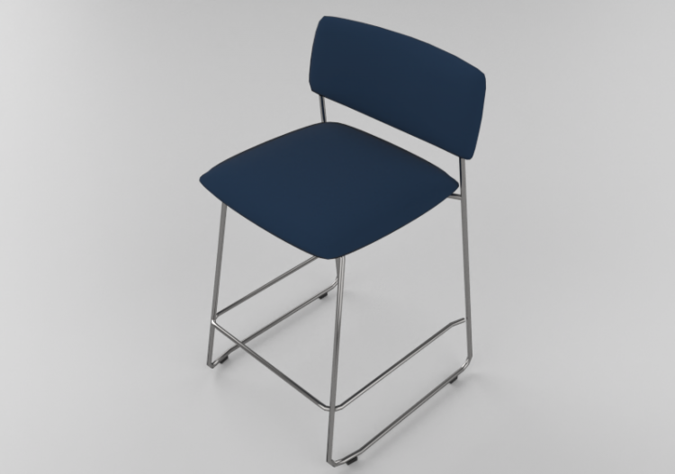 3D Stühle - Barhocker aus Metall - Bla Station – Dundra...