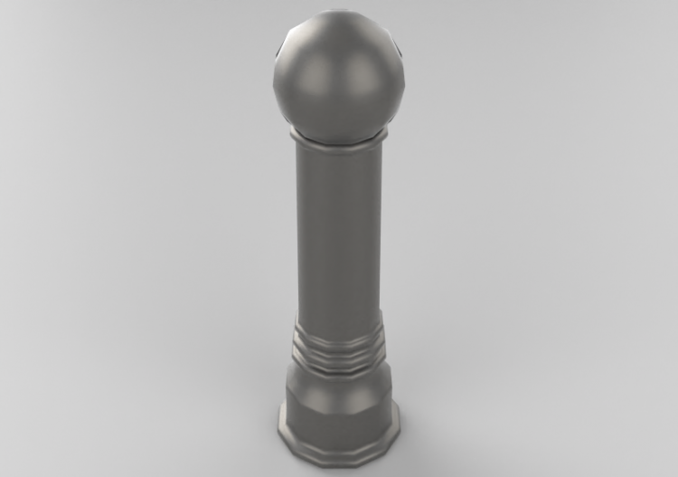 Acessórios 3D - Poste de amarração - Reliance Foundry -...