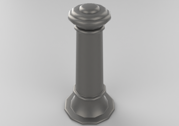 3D Accessories - Bollard - Reliance Foundry - R7563 - ACCA...