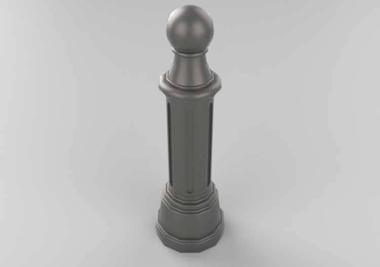 Acessórios 3D - Poste de amarração - Reliance Foundry -...