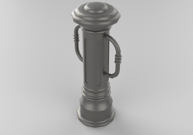 Acessórios 3D - Poste de amarração - Reliance Foundry -...