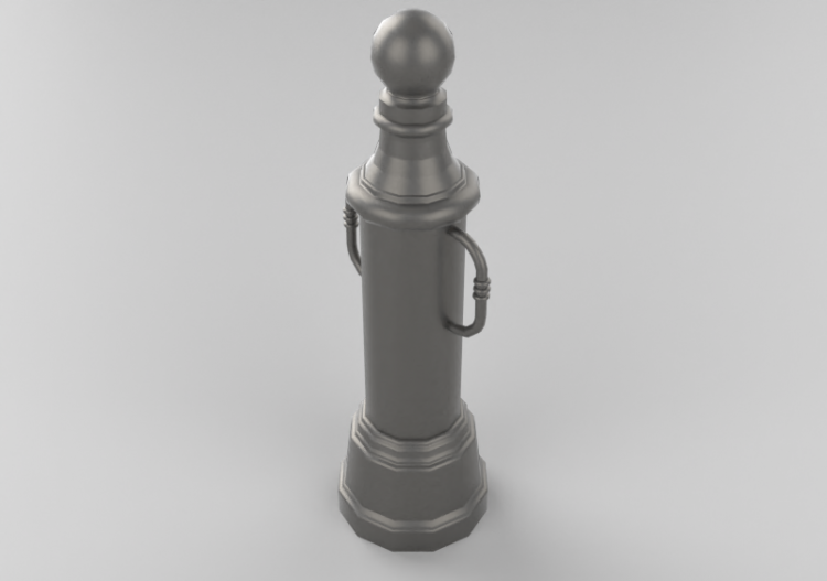 Acessórios 3D - Poste de amarração - Reliance Foundry -...