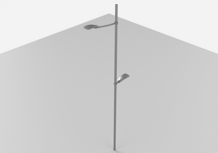 Farolas de calle 3D - Farola - iGuzzini - Wow 620x307mm -...