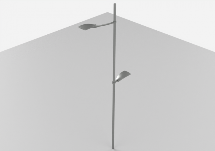 Farolas de calle 3D - Farola - iGuzzini - Wow 758x415mm -...