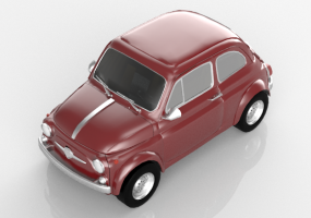 3D Autos - Fiat 500 Oldtimer vom 1962