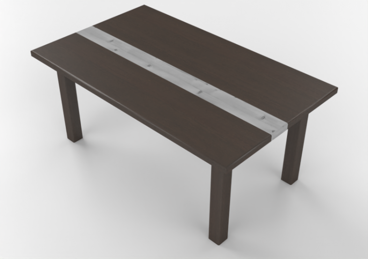 3D Tisch - Tisch rechteckig 200x120cm - ACCA software