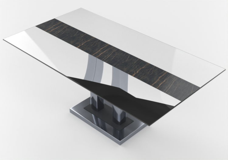 Tavoli 3D - Tavolo rettangolare 165x90cm - ACCA software