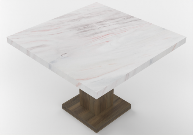 3D Tables - Square Table 95x95cm - ACCA software