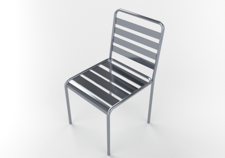 Sedie 3D - Sedia in metallo - ACCA software