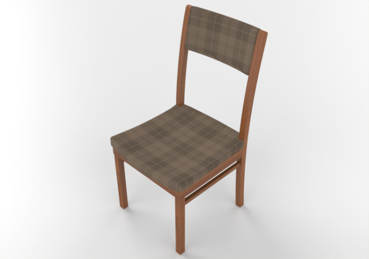 3D Chairs - Wooden Chair - ACCA software
