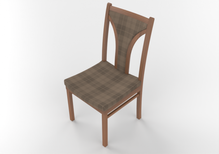 3D Chairs - Wooden Chair - ACCA software