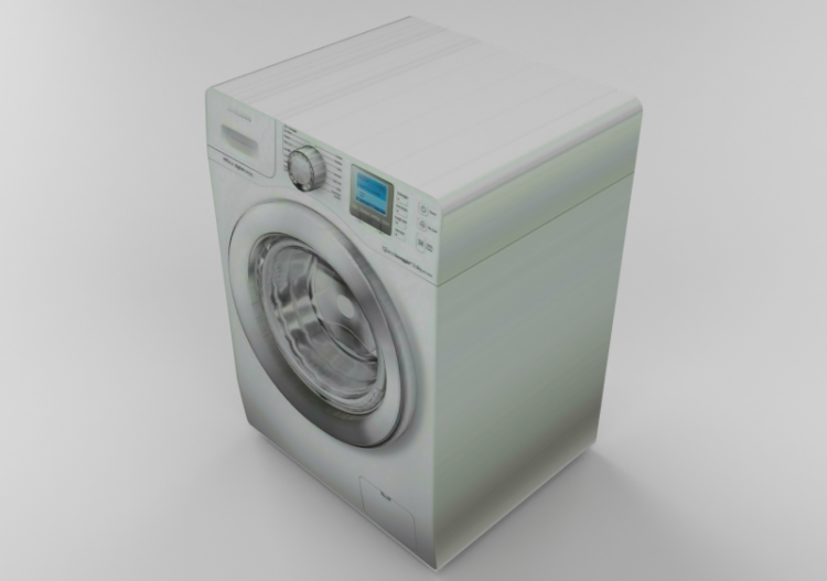 3D Electrical Appliances - Front loading washing Machine...