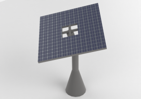 3D-Photovoltaik - Photovoltaik-Module für Parkplatz 2300 mm x 3500 mm x 5000