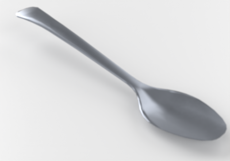 BIM Objects - Free Download! Crockery and cutlery 3D - Spoon - ACCA ...