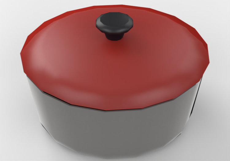 Pans and Containers 3D - Kitchen Pan - ACCA software