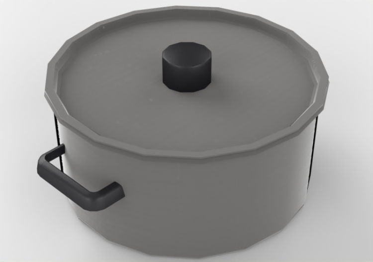 Cazuelas y Contenedores 3D - Cazuela - ACCA software