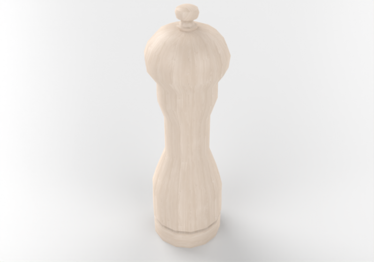 3D Töpfe und Behälter - Pfeffermühle - ACCA software