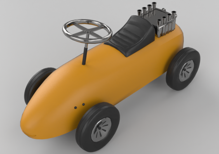 3D Toys - Toy Car - ACCA software
