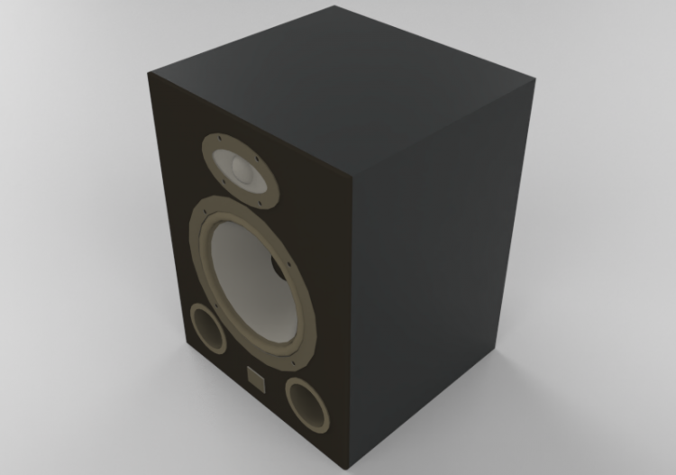 Instrumentos Musicales 3D - Caja acústica compacta - ACCA...