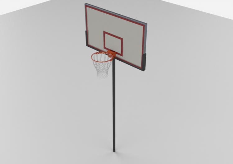 3D Spielgeräte - Basketballkorb - ACCA software