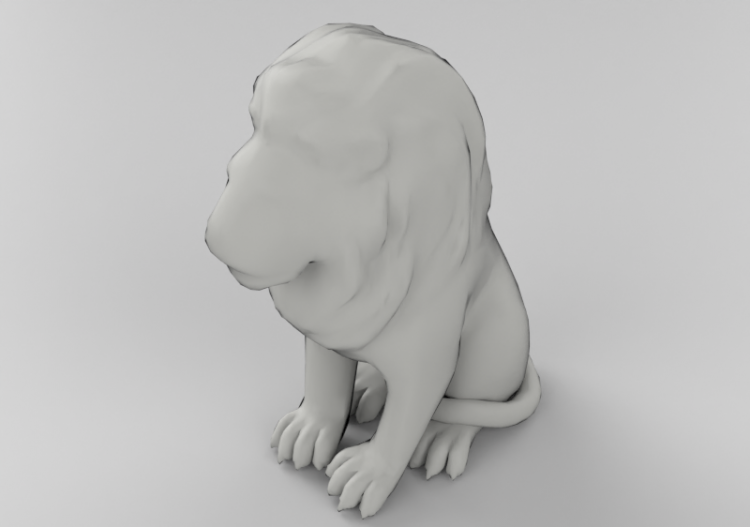 3D Sculptures - Sculpture - Thinking - ACCA software