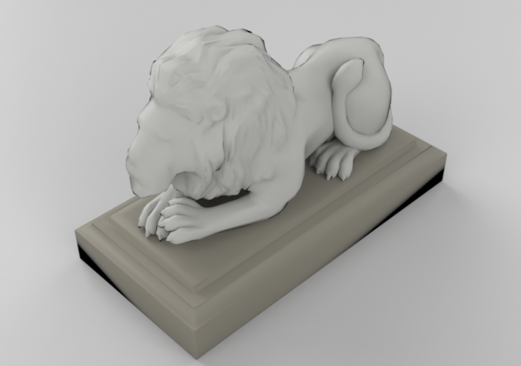 3D Sculptures - Sculpture - Thinking - ACCA software
