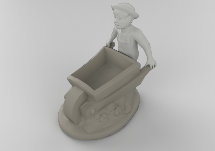 3D Sculptures - Sculpture - Thinking - ACCA software