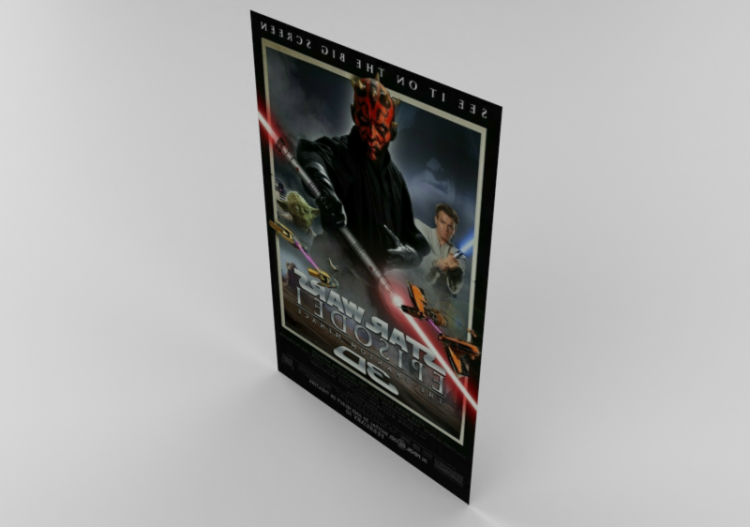3D Poster - Poster Star Wars - ACCA software