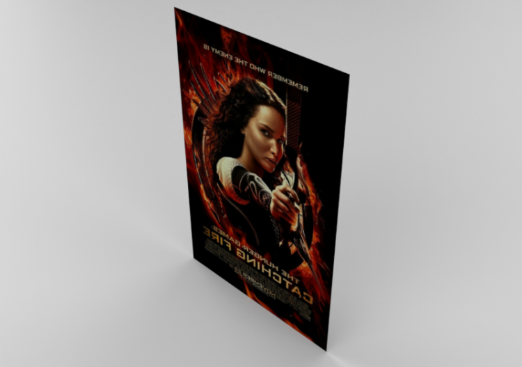 Impressões 3D - Poster Hunger Games - ACCA software