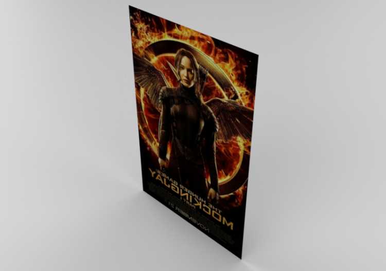 Impressões 3D - Poster Hunger Games - ACCA software