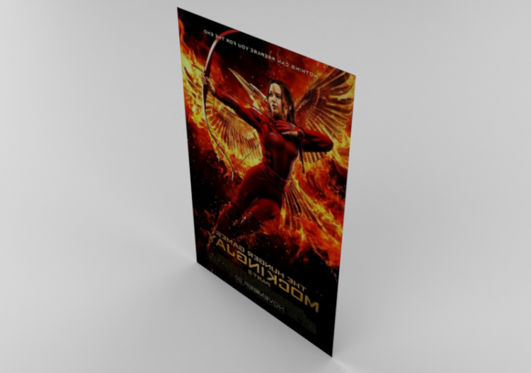 Impressions 3D - Poster Hunger Games - ACCA software