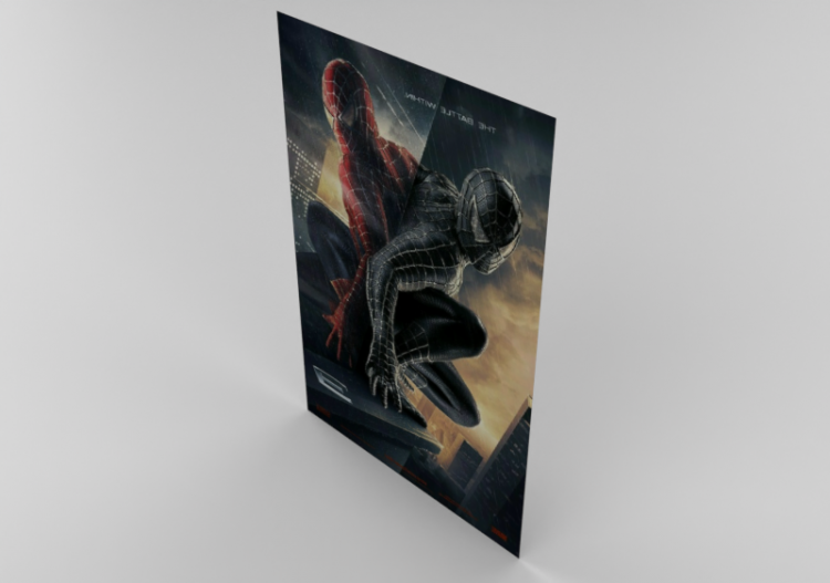 3D Prints - Spiderman Poster - ACCA software